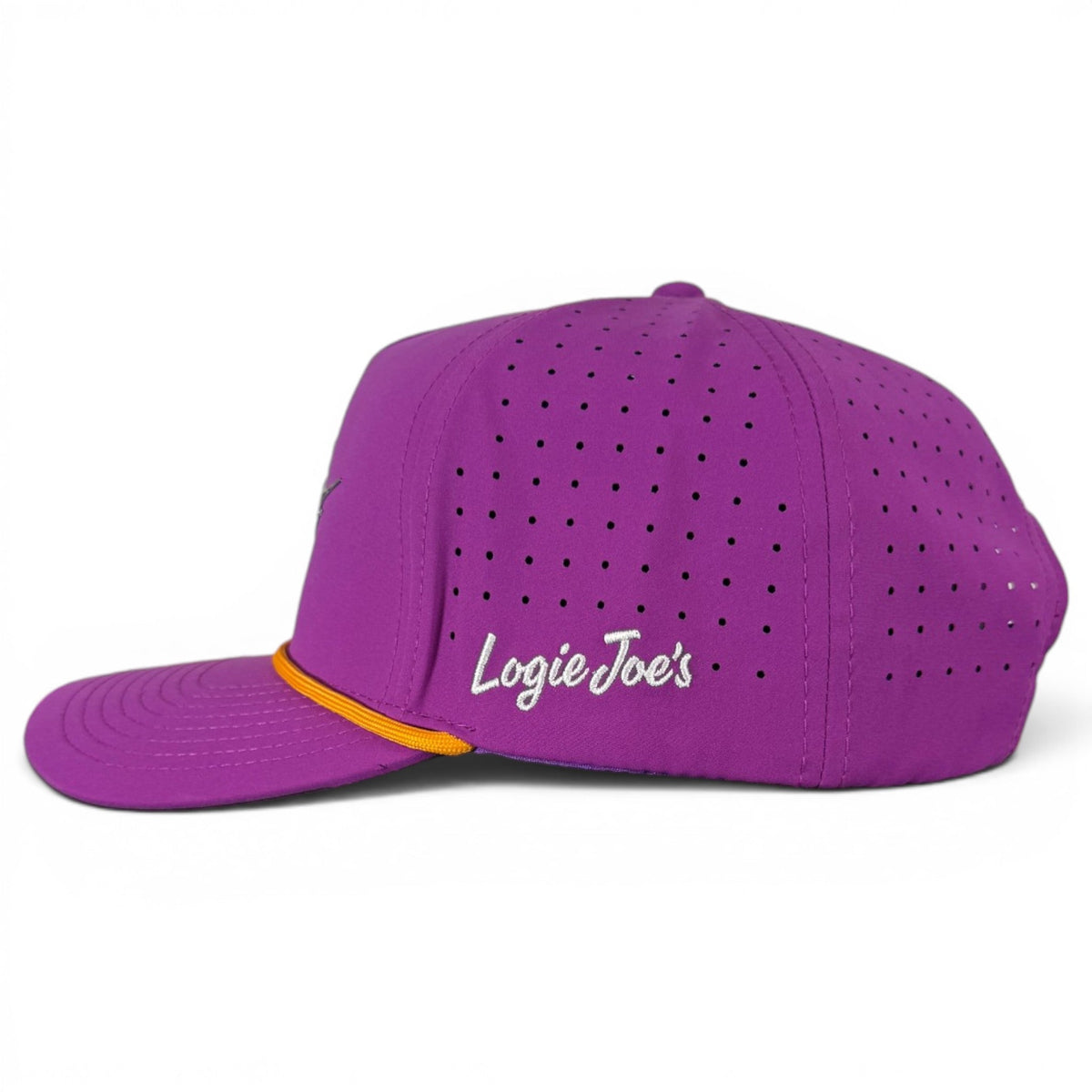 Marlin Golf Hat | Snapback Cap | Built-in Magnetic Ball Marker Holder + Marker Included | Adjustable Purple, image 6 of 8