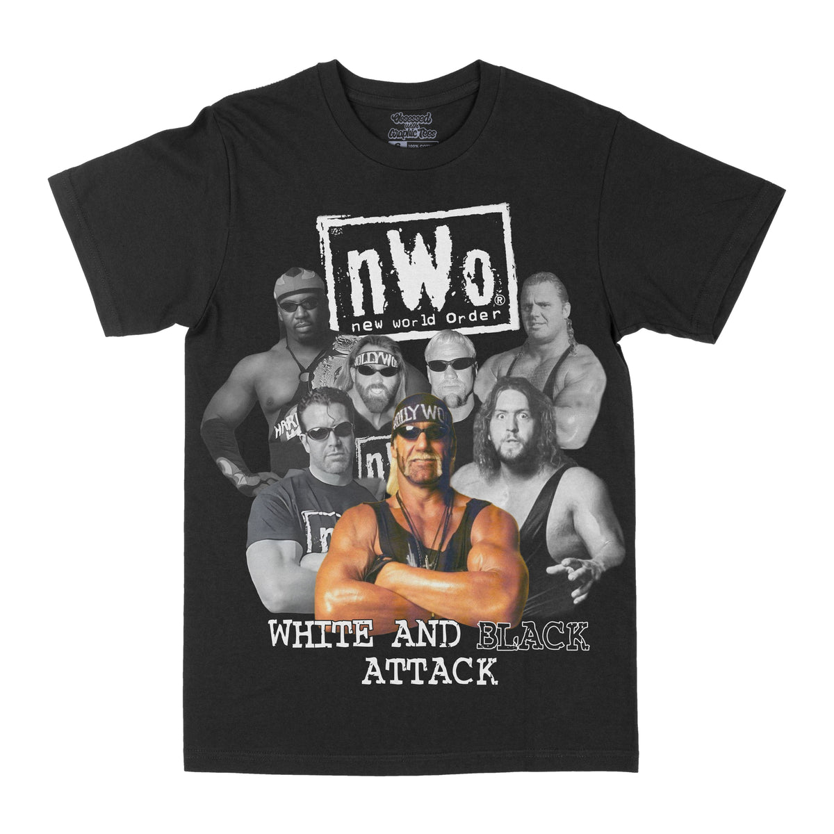 NWO "White And Black" Graphic Tee, image 1 of 2